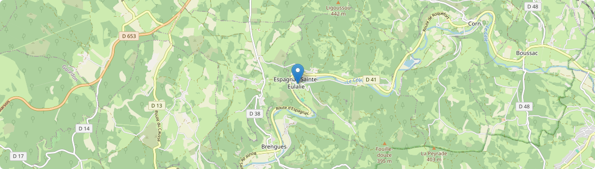 Espagnac-Sainte-Eulalie - Carte