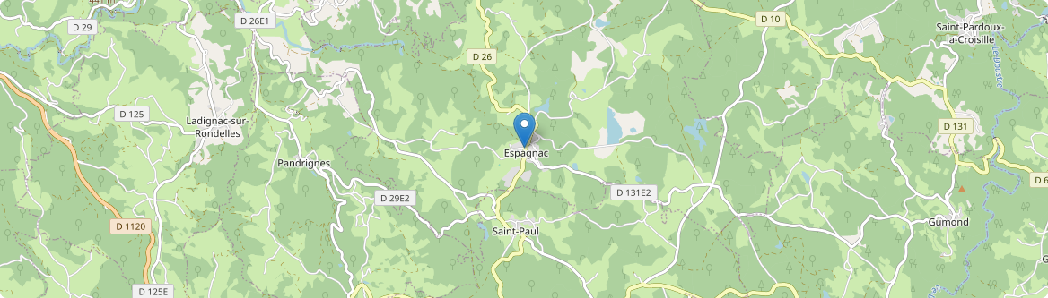 Espagnac - Carte