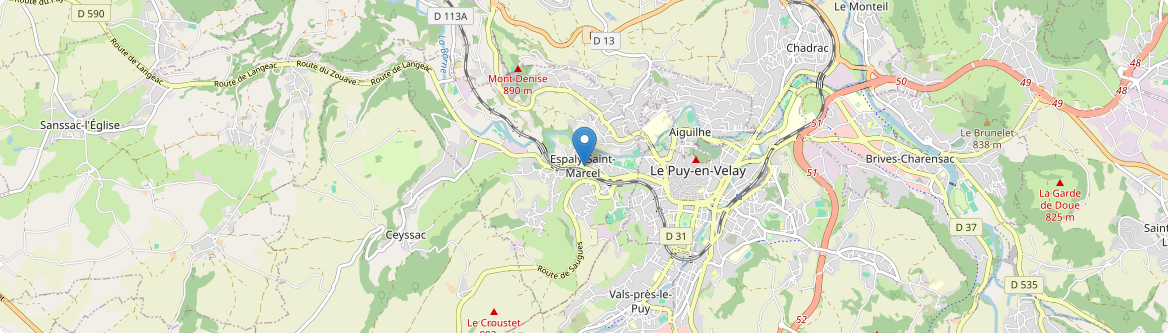 Espaly-Saint-Marcel - Carte