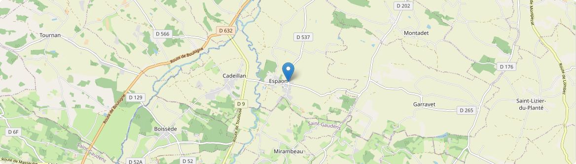 Espaon - Carte