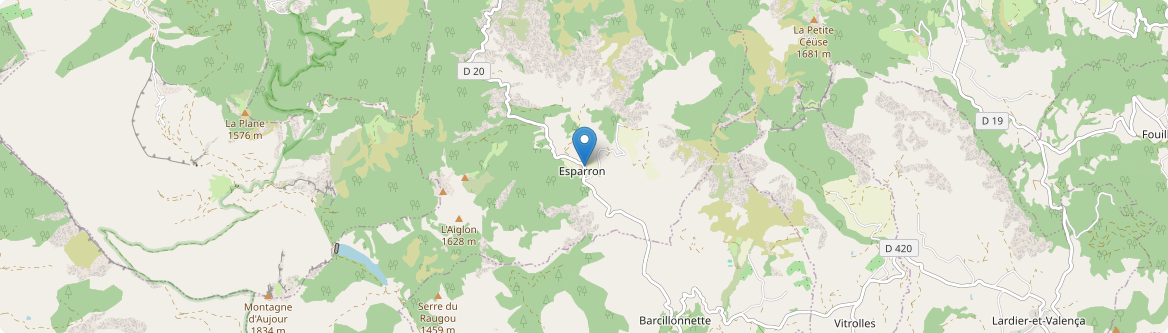 Esparron - Carte