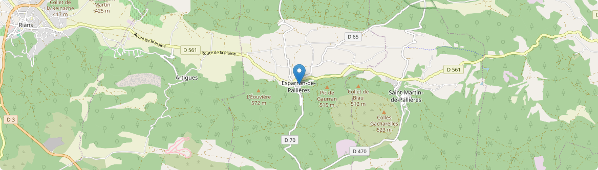 Esparron - Carte