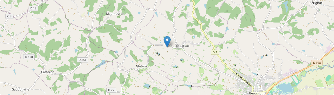 Esparsac - Carte