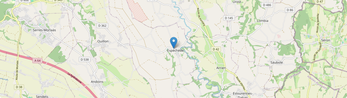 Espéchède - Carte