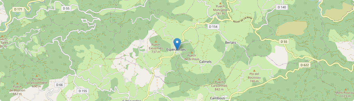 Espérausses - Carte