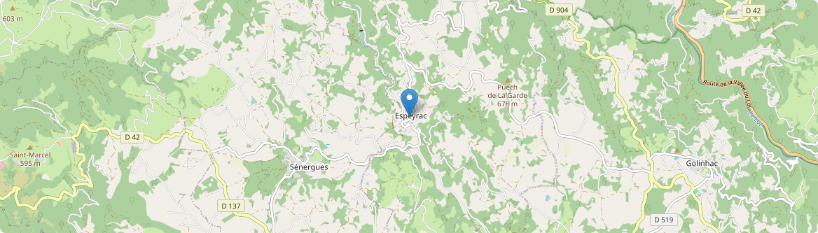 Espeyrac - Carte