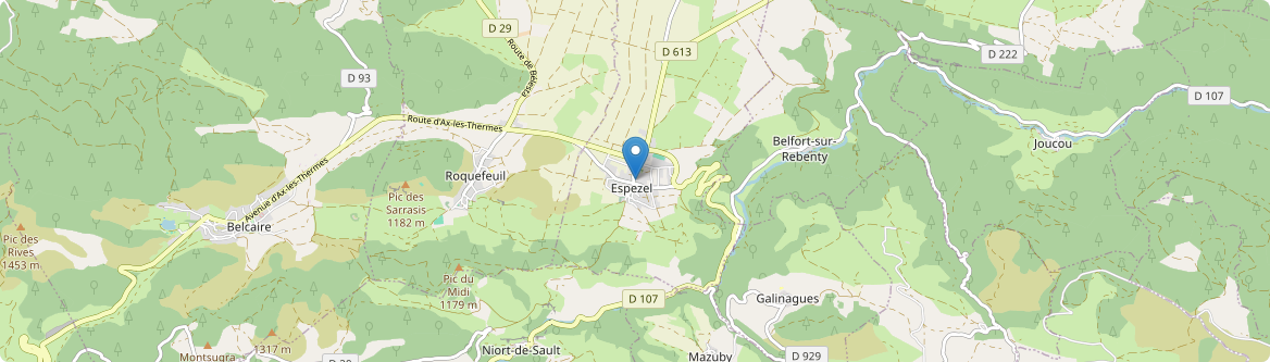 Espezel - Carte