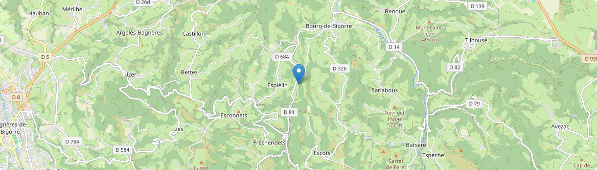 Espieilh - Carte
