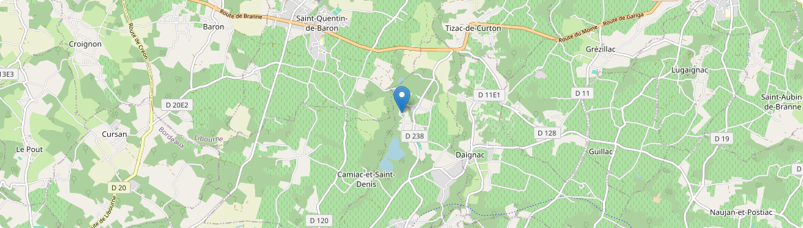 Espiet - Carte