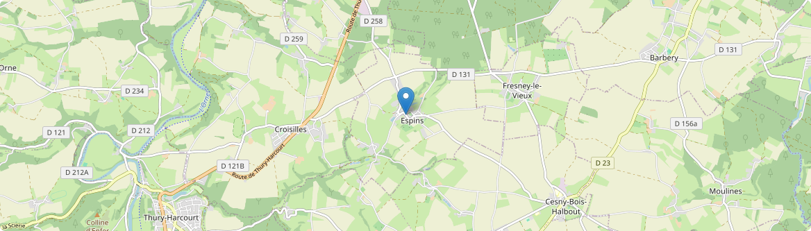 Espins - Carte