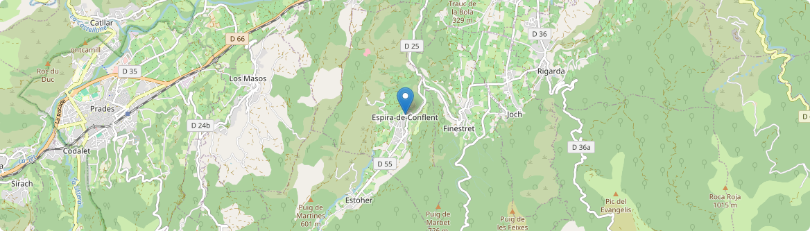 Espira-de-Conflent - Carte