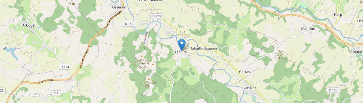 Espiute - Carte