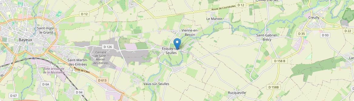 Esquay-sur-Seulles - Carte