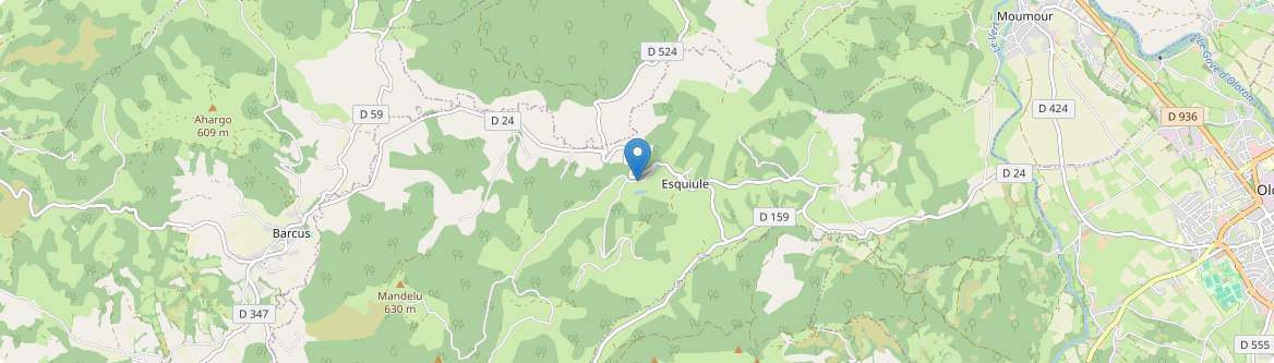 Esquiule - Carte