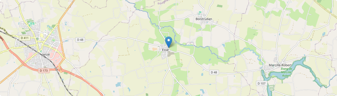 Essé - Carte