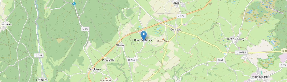 Esserval-Tartre - Carte