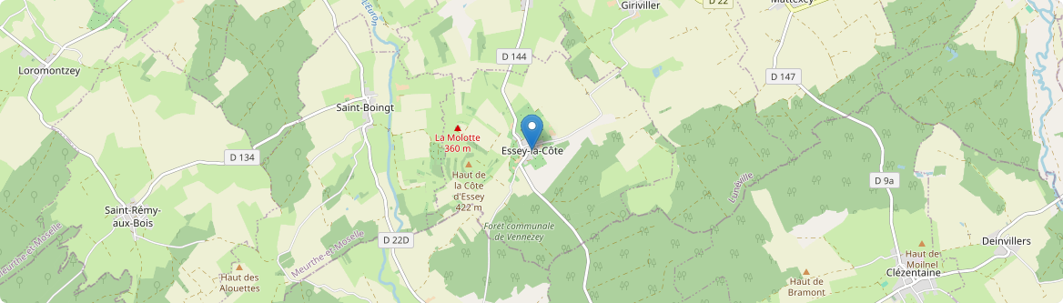 Essey-la-Côte - Carte