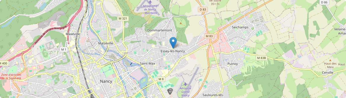 Essey-lès-Nancy - Carte