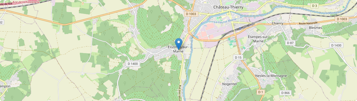 Essômes-sur-Marne - Carte