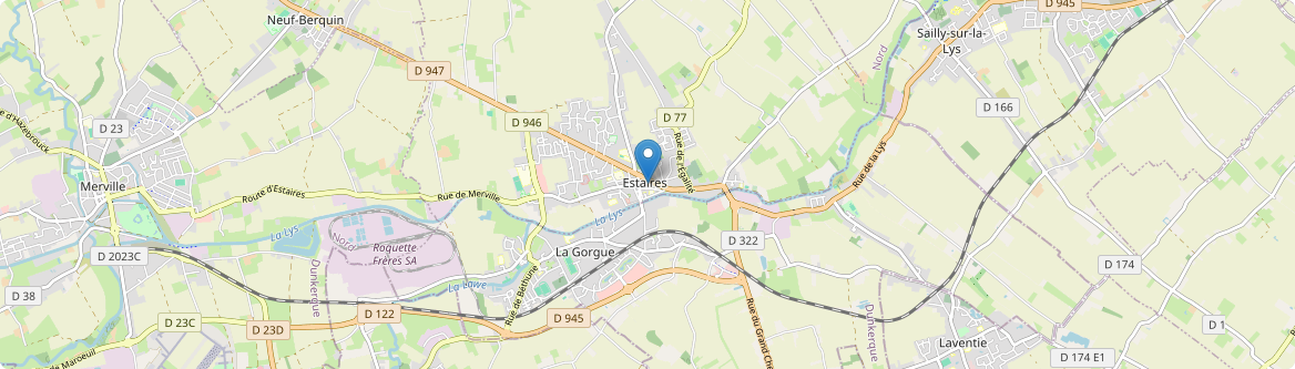 Estaires - Carte