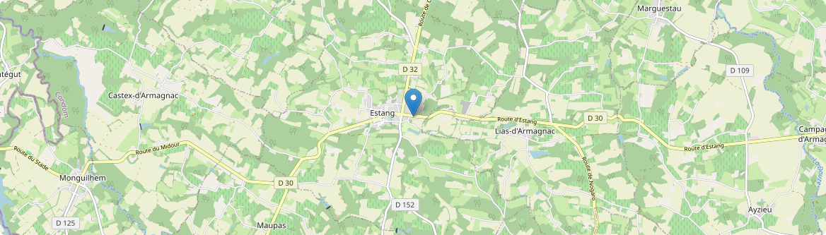 Estang - Carte