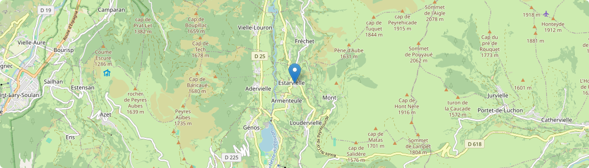 Estarvielle - Carte
