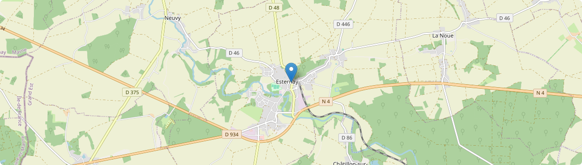 Esternay - Carte