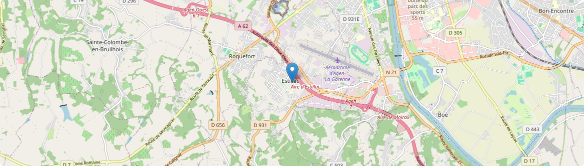 Estillac - Carte