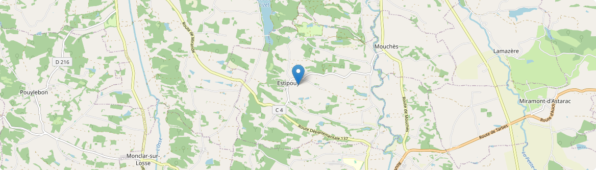 Estipouy - Carte