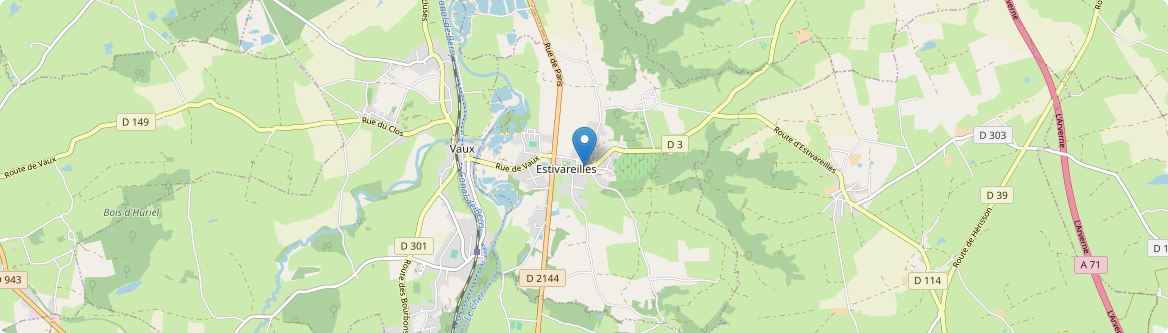 Estivareilles - Carte