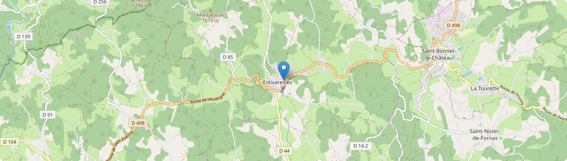 Estivareilles - Carte