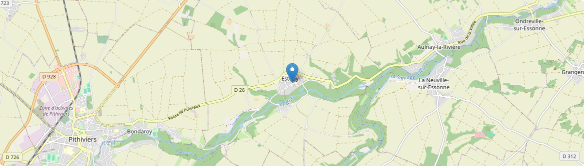 Estouy - Carte