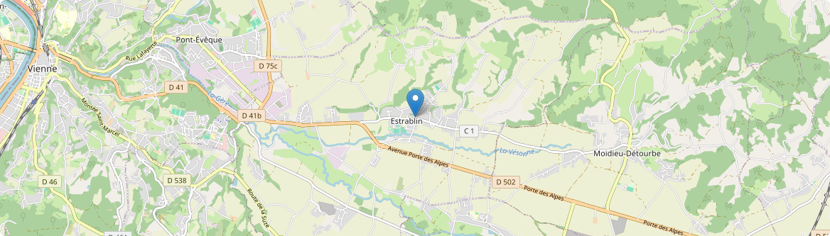 Estrablin - Carte