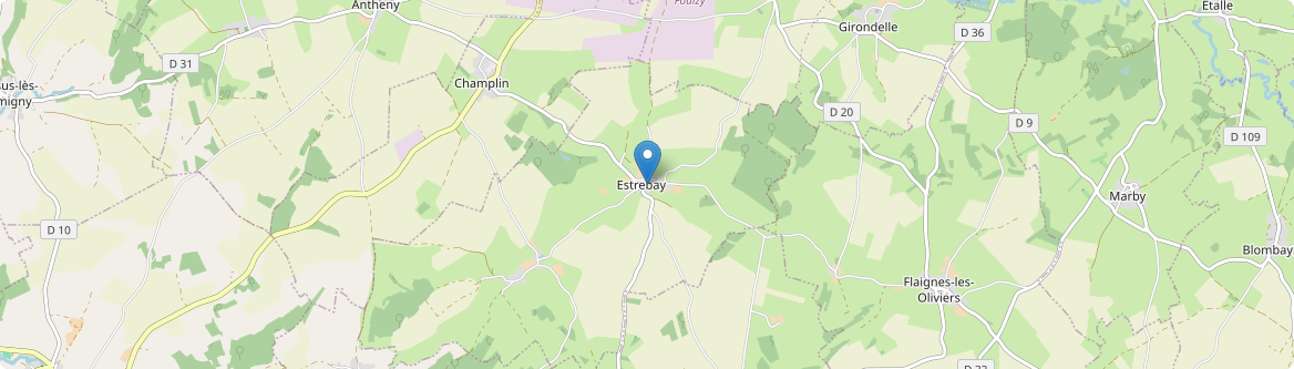 Estrebay - Carte