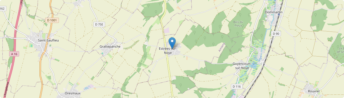 Estrées-sur-Noye - Carte