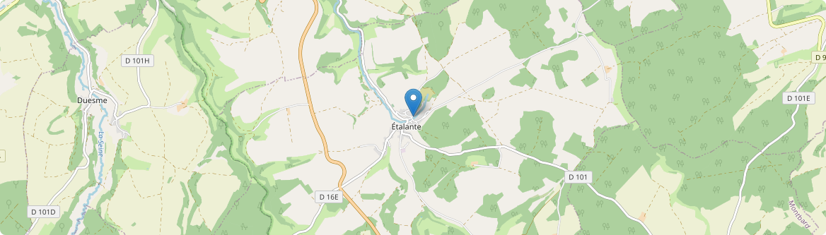 Étalante - Carte