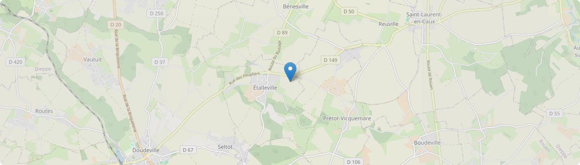 Étalleville - Carte
