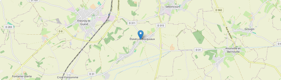 Étaves-et-Bocquiaux - Carte