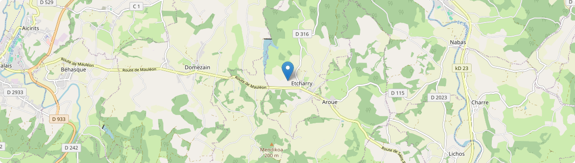 Etcharry - Carte
