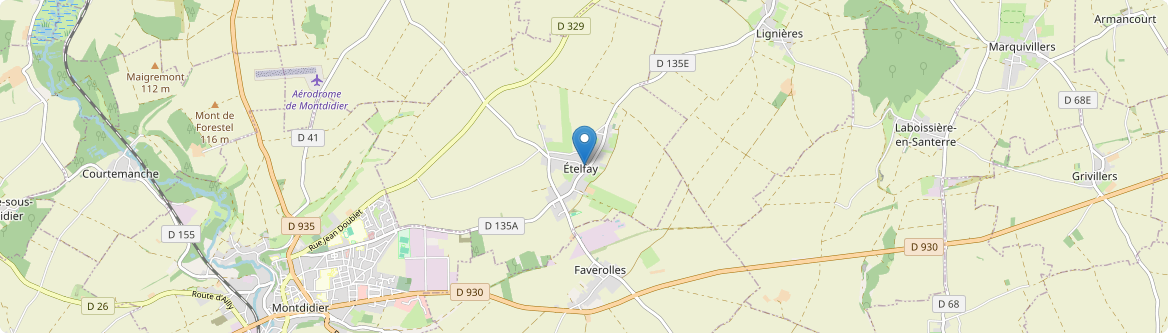 Ételfay - Carte