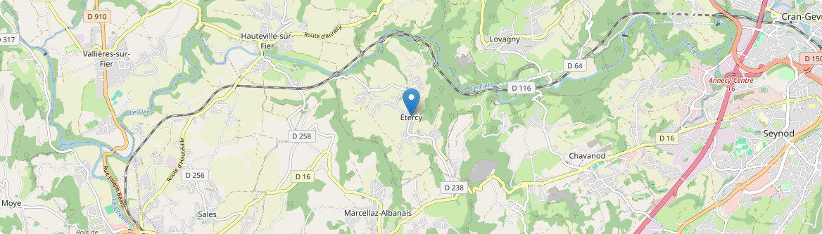 Étercy - Carte