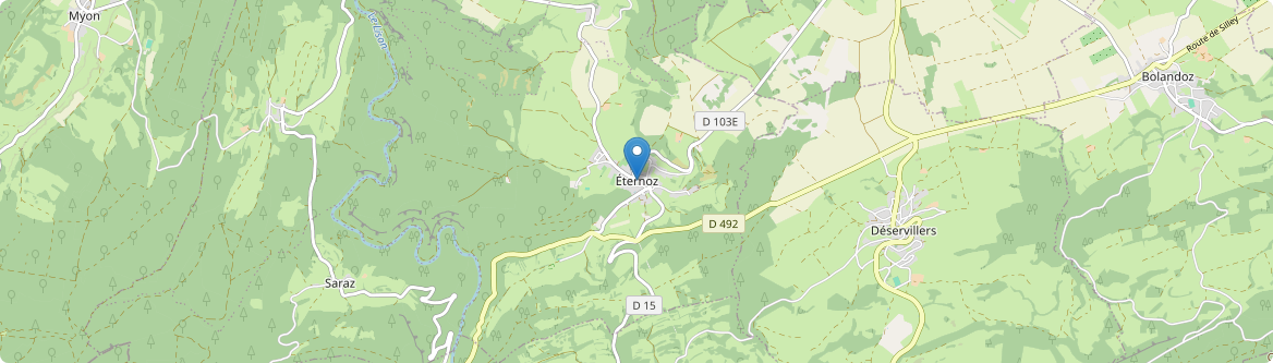 Éternoz - Carte