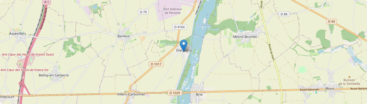 Éterpigny - Carte