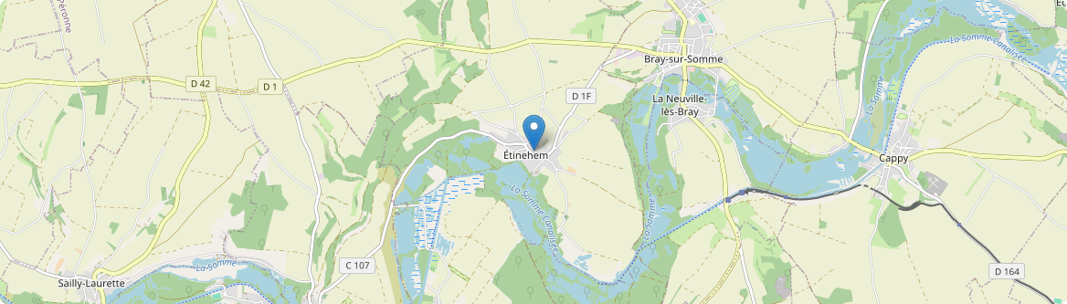 Étinehem-Méricourt - Carte