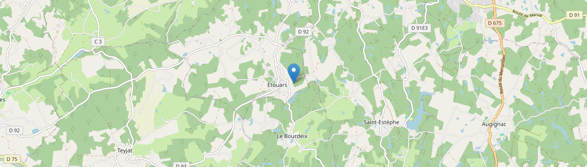 Étouars - Carte