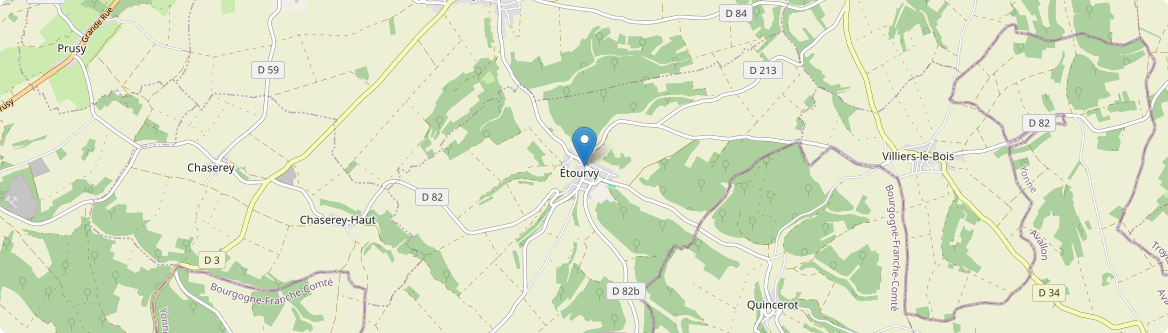 Étourvy - Carte