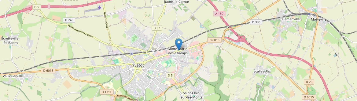Étoutteville - Carte