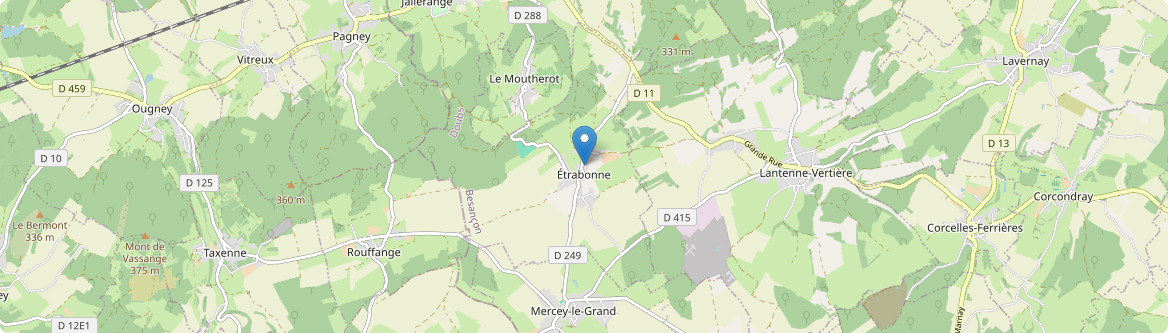Étrabonne - Carte