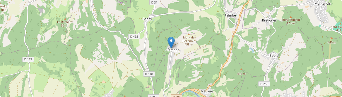 Étrappe - Carte