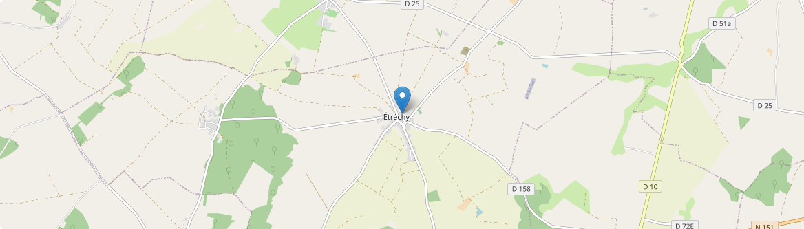 Étréchy - Carte